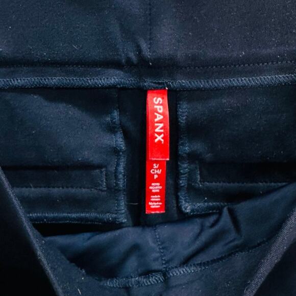 SPANX The Perfect Pant Slim Straight in Navy Blue | Size Small - Picture 8 of 8